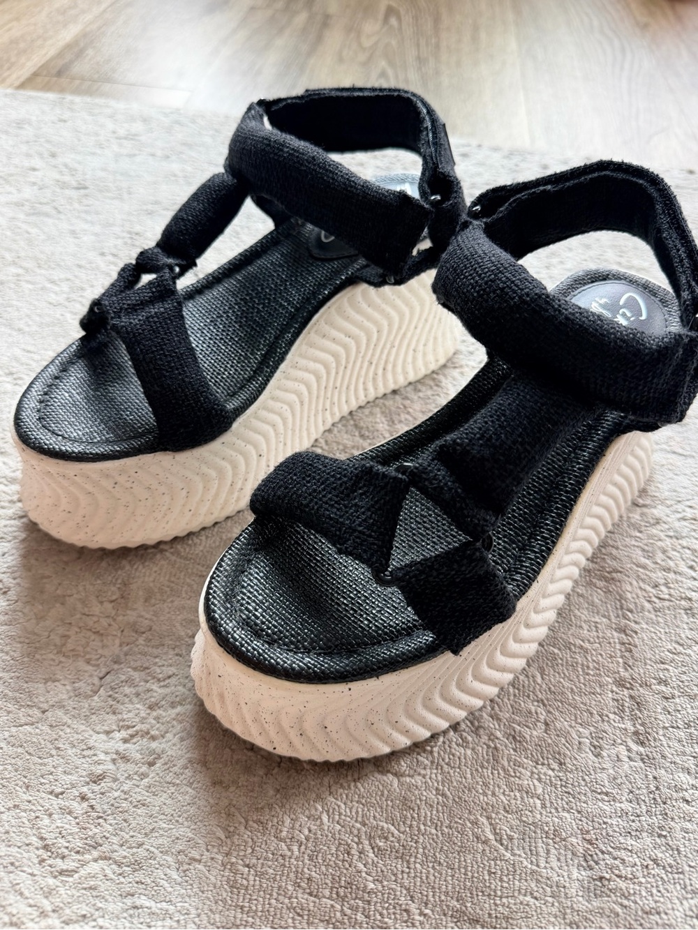 Circus NY Sam Edelman Venus Platform Wedge Sandals 6.5